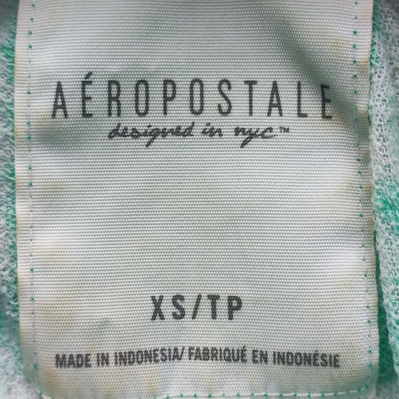 Aeropostale hoodie women's size XS green tie-dye lightweight kangaroo pocket - Picture 5 of 10